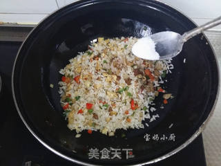 #信任之美#田园炒饭的做法步骤:7