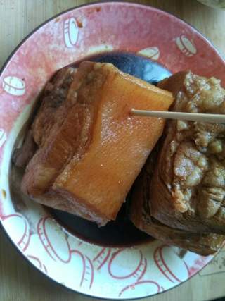 #信任之美#梅菜扣肉的做法步骤:4