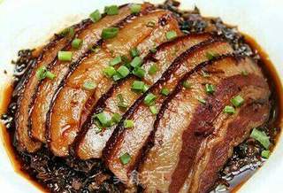 #信任之美#梅菜扣肉的做法步骤:8