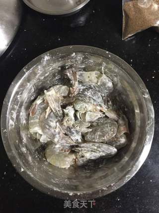 #信任之美#椒盐大虾的做法步骤：6