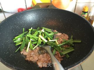 #信任之美#青蒜炒肉片的做法步骤：6