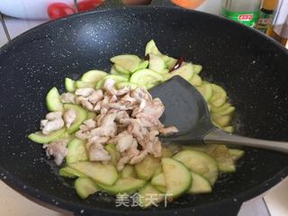 #信任之美#西葫芦炒鸡片的做法步骤：9