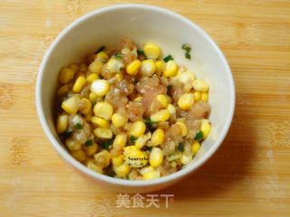 #信任之美#玉米蒸饺的做法步骤:7