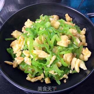 #信任之美#青椒炒鸡蛋的做法步骤:9