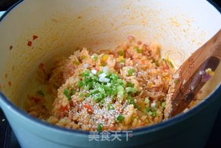 #信任之美#彩椒茄汁炒饭的做法步骤：7