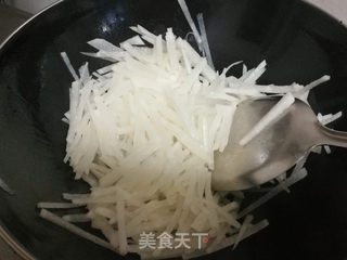 ＃信任之美＃萝卜丝汆肉丸汤的做法步骤：4