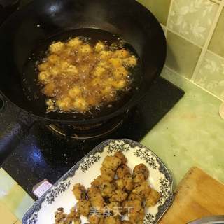 #信任之美#豆腐丸子(糖醋豆腐丸子)的做法步骤:5