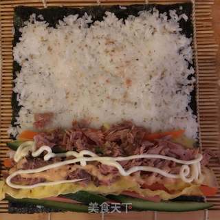 #信任之美#紫菜包饭的做法步骤:9