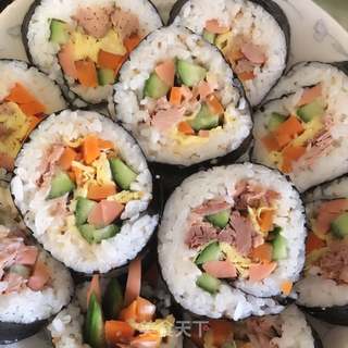 #信任之美#紫菜包饭的做法步骤:17