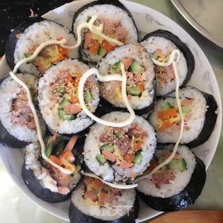 #信任之美#紫菜包饭的做法步骤:18