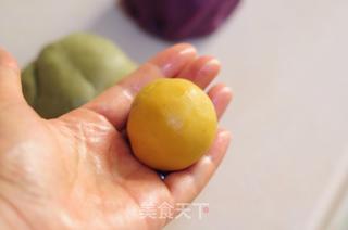 #信任之美#巧克力味桃山皮月饼的做法步骤:10