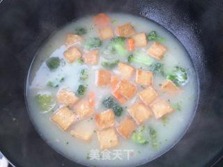 #信任之美#鲜蔬鱼豆腐奶白汤的做法步骤:6