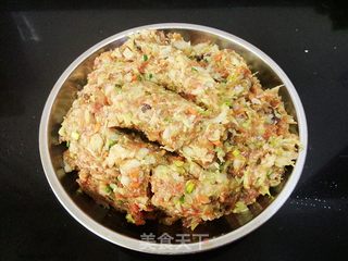 #信任之美#翡翠大白菜肉馅饺子的做法步骤：10