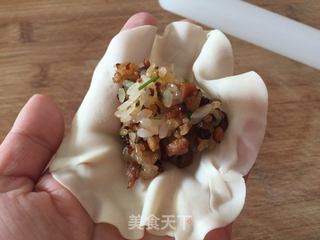 香菇肉丁烧麦的做法步骤：12