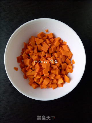 #信任之美#南瓜花生米糊的做法步骤:2