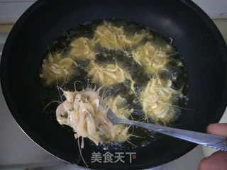 #信任之美#炸河虾段的做法步骤:5