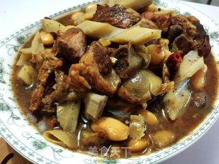 香辣猪肘炖芸豆的做法步骤:12