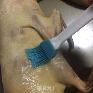 #信任之美#秘制烤鸭的做法步骤:3