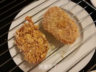 #信任之美# 烤箱快手菜(减肥妹子的福音)——香脆烤鸡排的做法步骤:9