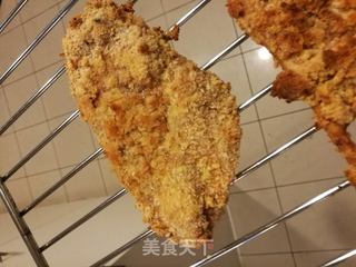 #信任之美# 烤箱快手菜(减肥妹子的福音)——香脆烤鸡排的做法步骤:10