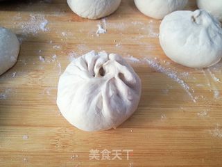 #信任之美#大白菜肉馅生煎包的做法步骤:7