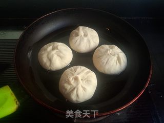 #信任之美#大白菜肉馅生煎包的做法步骤:9