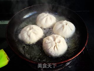 #信任之美#大白菜肉馅生煎包的做法步骤:10
