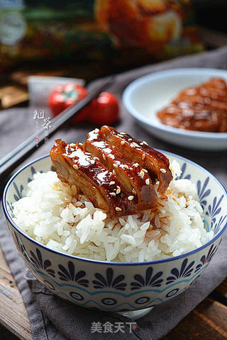 #信任之美#照烧鸡腿饭的做法步骤:12