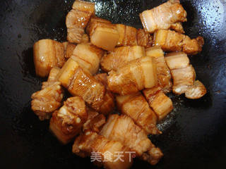 #信任之美#电饭煲版红烧肉的做法步骤:4