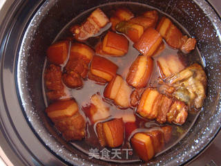 #信任之美#电饭煲版红烧肉的做法步骤:9