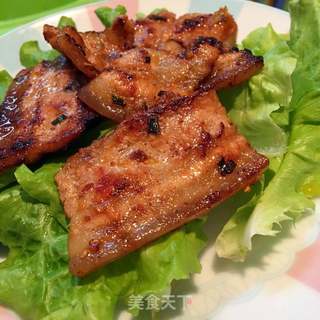 香煎五花肉的做法步骤:5