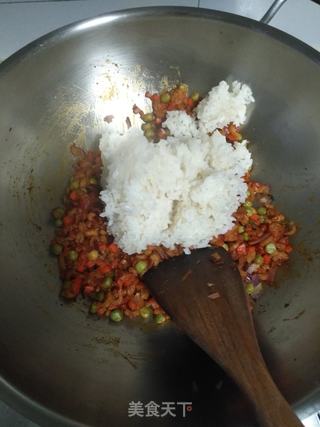 #信任之美#蛋包饭的做法步骤:8