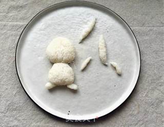 #信任之美#萌宠兔子饭团的做法步骤:4