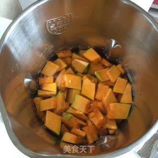 椰香南瓜米糊的做法步骤：3
