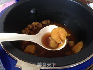 红薯栗子糖水的做法步骤:5