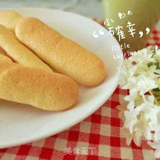 #信任之美#手指饼干的做法步骤:7