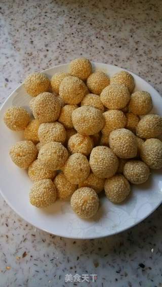 炸红薯丸子的做法步骤:3