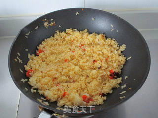 #信任之美#蟹粉炒饭的做法步骤:5