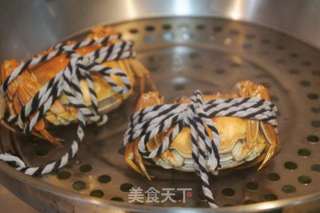 #信任之美#清蒸阳澄湖大闸蟹的做法步骤:8