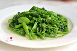 #信任之美#素炒南瓜尖儿的做法步骤:9