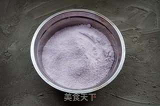 #信任之美#蔓越莓桂花紫薯松糕的做法步骤:6