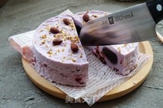 #信任之美#蔓越莓桂花紫薯松糕的做法步骤:16