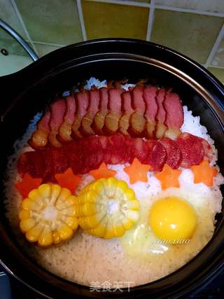#信任之美#腊味煲仔饭的做法步骤:10