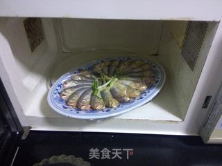#信任之美#微波炉版清蒸梅童鱼的做法步骤:5
