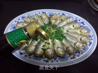#信任之美#微波炉版清蒸梅童鱼的做法步骤:7