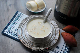 #信任之美#红薯燕麦米糊的做法步骤:7