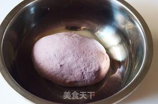 #信任之美#紫薯玫瑰馒头的做法步骤:5