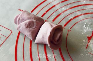 #信任之美#紫薯玫瑰馒头的做法步骤:10