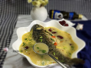 #信任之美#红枣枸杞鲫鱼汤的做法步骤:10