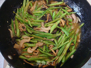 #信任之美#电饭煲版豆角焖面的做法步骤:4